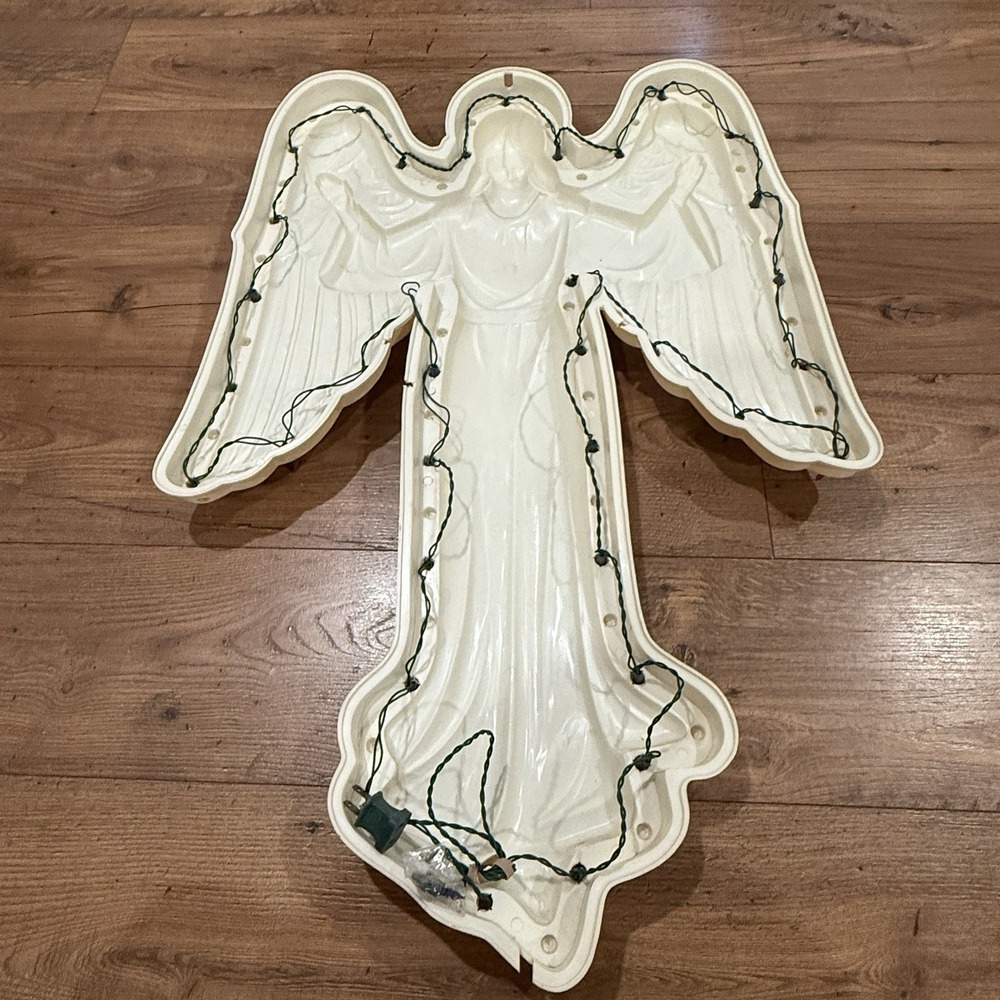 Empire Blow Mold Angel Vintage Lighted Hanging Christmas Nativity Vtg - Picture 6 of 6
